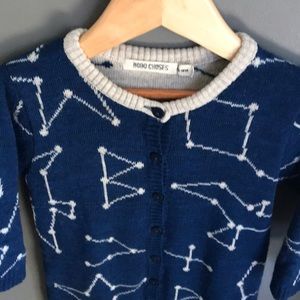 Bobo choses knitted constellation bodysuit/jumper